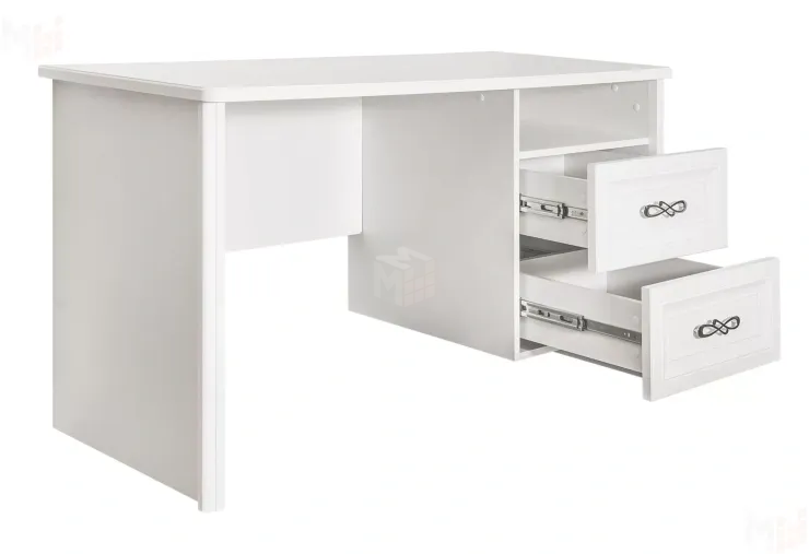 Стол письменный Мишель белый матовый