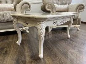 Столик прямоугольный Патрисия крем корень глянец