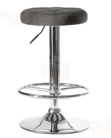 Табурет барный DOBRIN BRUNO (серый велюр (MJ9-75))