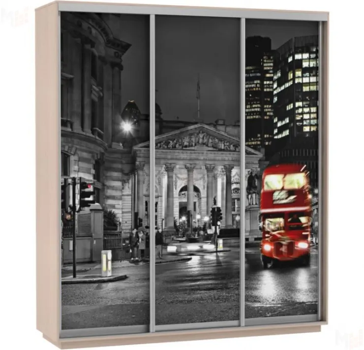 Шкаф-купе Экспресс Фото трио 2100 Лондон