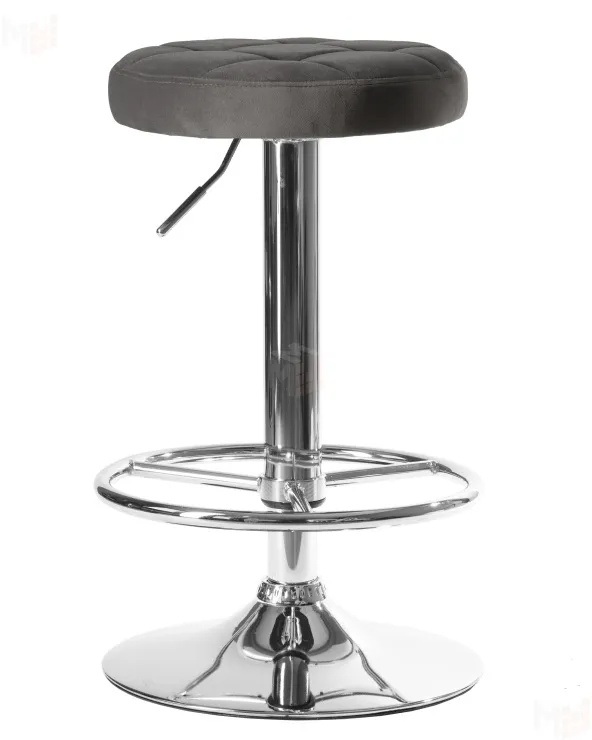 Табурет барный DOBRIN BRUNO (серый велюр (MJ9-75))