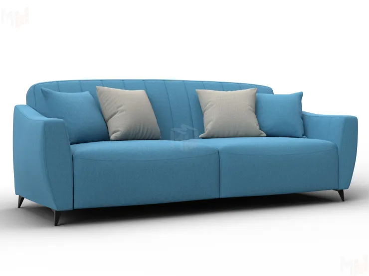 Диван-книжка Лига-095 НПБ ( Амур 10 голубой )