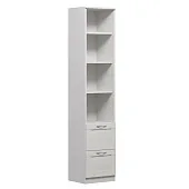 Стеллаж Сириус 2 ящика 39*190 см (белый)