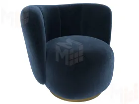 Кресло Лига-072 ( велюр TOWER 13 синий )