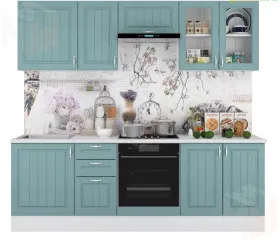 Кухня Принцесса 2,4 м с витриной