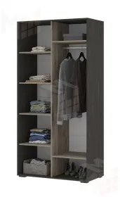 Шкаф Эдинбург ШК 02 - 2х створчатый с зеркалом