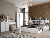 Спальный гарнитур Бася белая