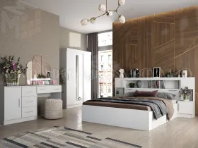 Спальный гарнитур Бася белая