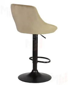 Стул барный DOBRIN LOGAN BLACK (мокко велюр (MJ9-9))