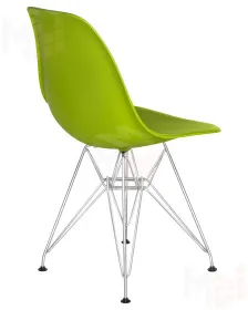 Стул обеденный DOBRIN DSR (ножки хром, цвет салатовый (G-08))