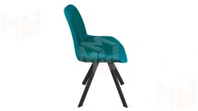 Стул Марвел К2 Исп. 2 Черный муар Велюр Confetti Izumrud