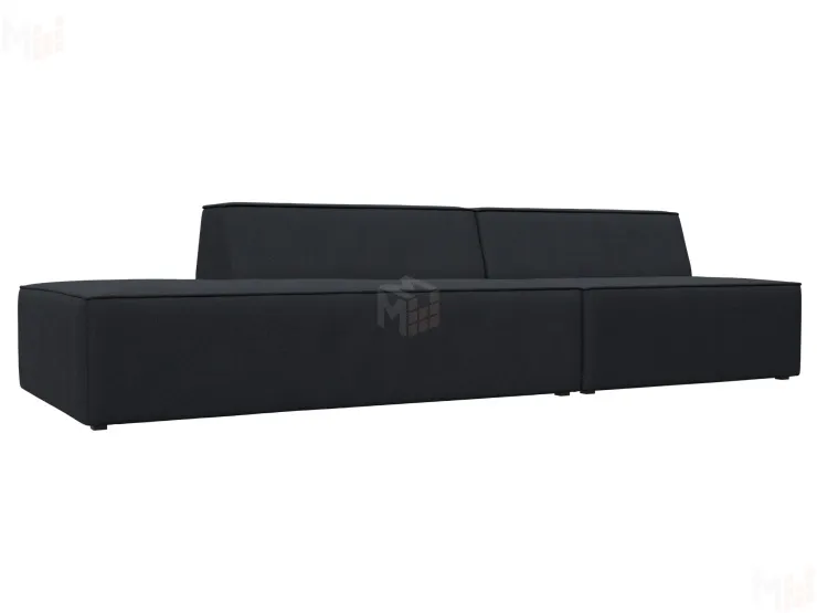 Диван прямой модульный Монс Модерн левый ( TOWER 11 темно-серый )