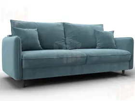 Диван прямой Лига-064 НПБ ( SEVEN 113 бирюзовый )