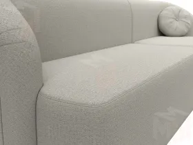 Диван прямой Лига-027 угол правый ( Амур бежевый )