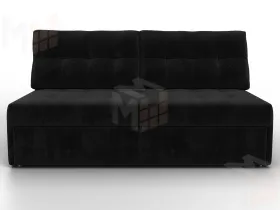 Диван прямой Лига-107 (160) ( SEVEN 35 черный )