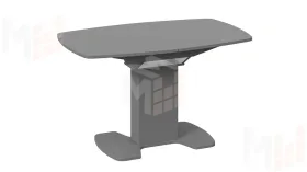 Стол обеденный Портофино - СМ(ТД)-105.02.11(1) Серое, Стекло серое матовое LUX