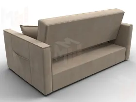 Диван прямой Лига-104 (140) ( SEVEN 729 бежевый )