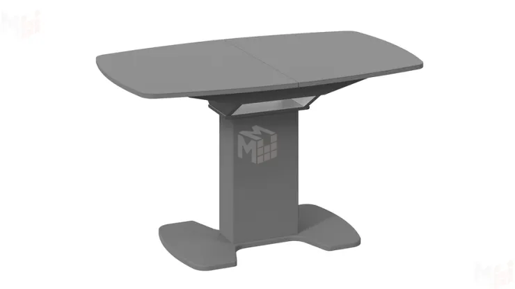 Стол обеденный Портофино - СМ(ТД)-105.02.11(1) Серое, Стекло серое матовое LUX