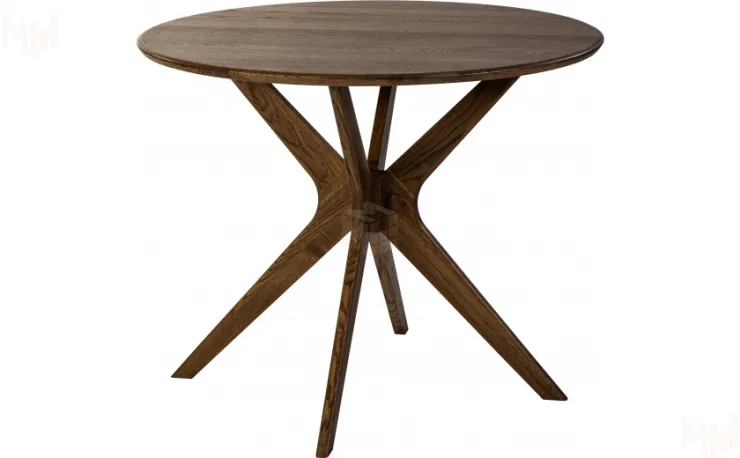 Стол деревянный из массива дуба Эмирель D95 Дуб темный