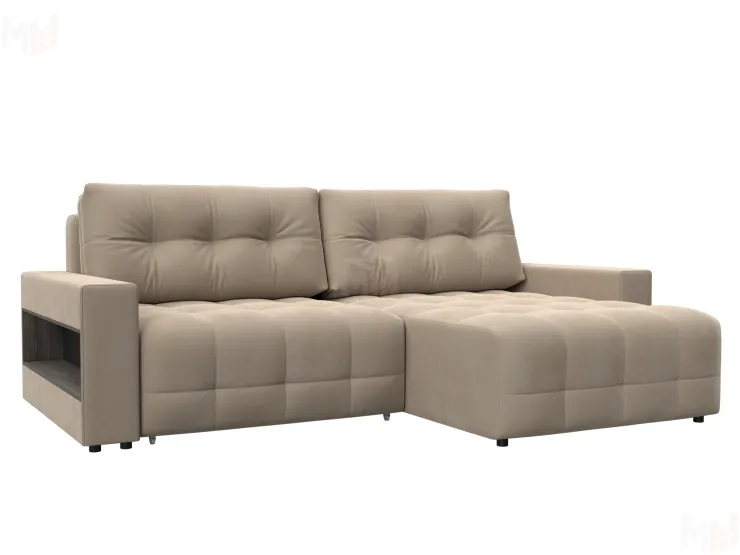 Диван угловой с полками Лига-053 НПБ