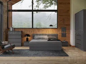 Кровать Челси 1,4 графит