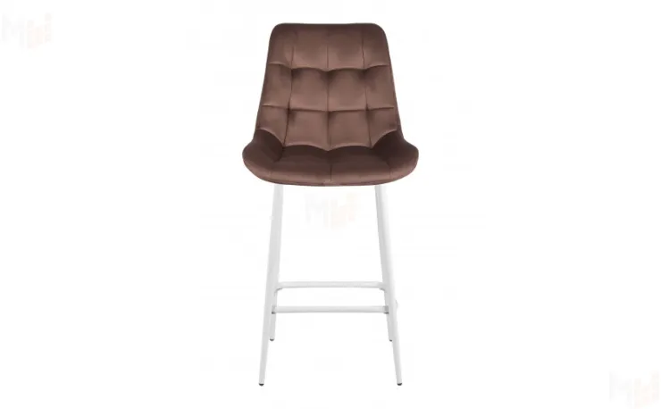 Полубарный стул Эйден Confetti coffee/белый