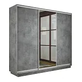 Шкаф-купе Экспресс трио 1 зеркало 1800 (Бетон)
