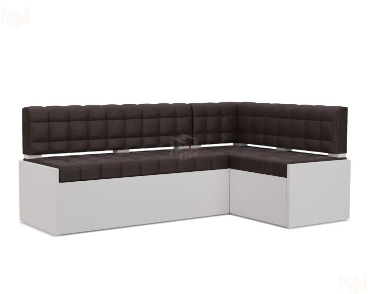 Ганновер Правый угол (Бархат шоколадный STAR VELVET 60 COFFEE) 208х82х133 см