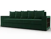 Диван прямой Дубай Лайт ( SEVEN 626 зеленый )