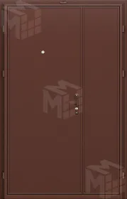 Входная металлическая дверь Дуо Слим Антик Медь