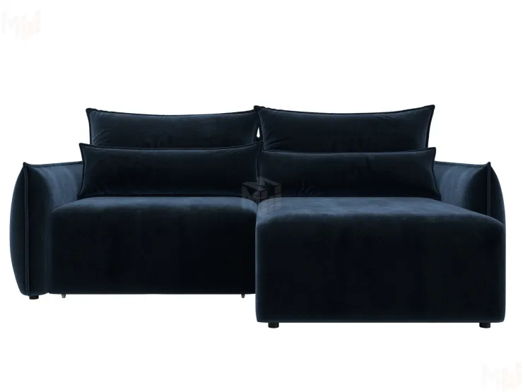 Диван угловой Лига-051 НПБ угол универсальный ( TOWER 13 синий )