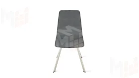 Стул Бруно (паук Т2) Бежевый муар, Кожзам Серый