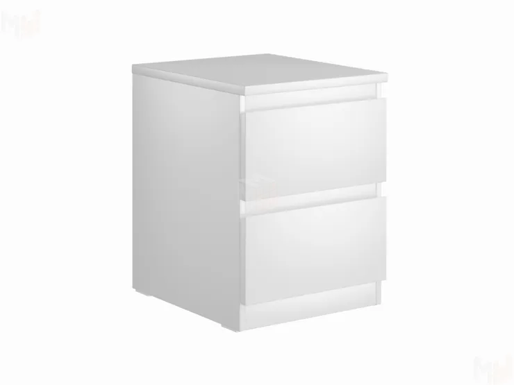 2.05.03.010.1 МАЛЬТА тумба 2 ящика 40х54 белая RU