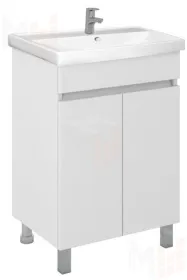 Тумба под умывальник "Енисей 50 Норма" без ящика Айсберг