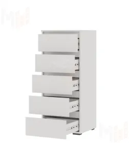 Комод Хелен КМ 03 502 5 ящиков белый