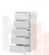 Комод Хелен КМ 03 502 5 ящиков белый