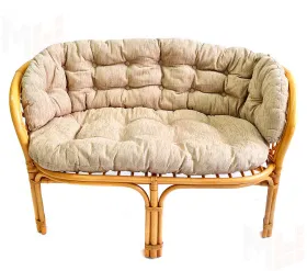 Диван Багама с полной бежевой подушкой