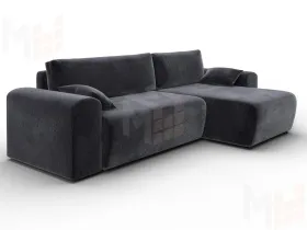 Диван угловой Лига-099 угол универсальный ( TOWER 11 темно-серый )