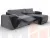 Диван угловой Лига-099 угол универсальный ( TOWER 11 темно-серый )