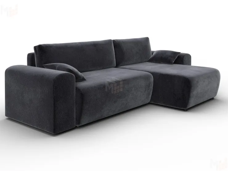 Диван угловой Лига-099 угол универсальный ( TOWER 11 темно-серый )