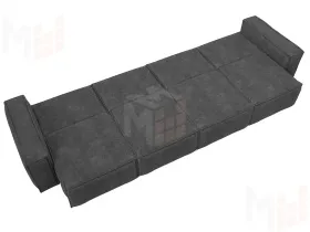 Диван прямой Лига-081 НПБ МегаЛонг ( BRUT 16 темно-серый )