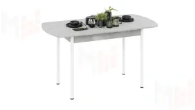 Стол обеденный Крит Белый, Ателье светлый