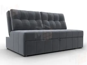 Диван прямой Лига-107 (140) ( SEVEN 17 серый )