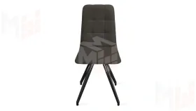 Стул Аспен К4 Черный муар, Велюр Confetti Stone