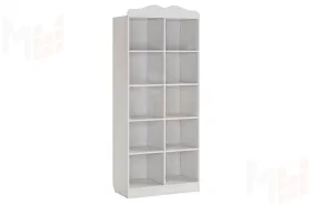 Стеллаж Фэнтези  белый рамух