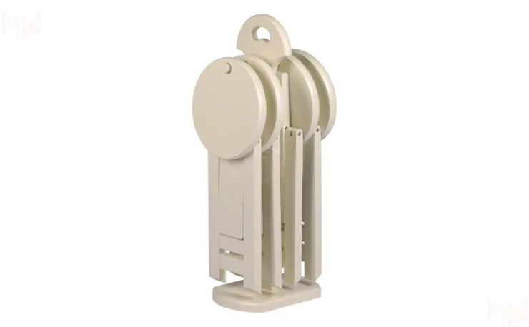 Стойка для складных деревянных табуретов Оливия Слоновая кость