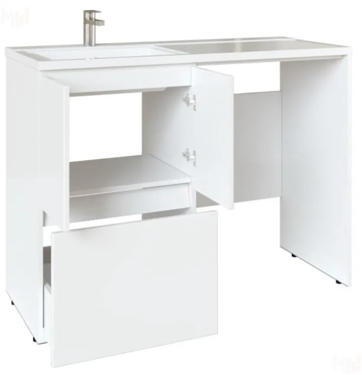 Тумба под умывальник "Космос 120" левый/правый Норма Н1 Айсберг