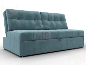 Диван прямой Лига-107 (160) ( SEVEN 113 бирюзовый )