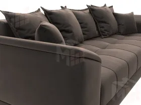 Диван прямой НордСтар НПБ ( SEVEN 727 коричневый )