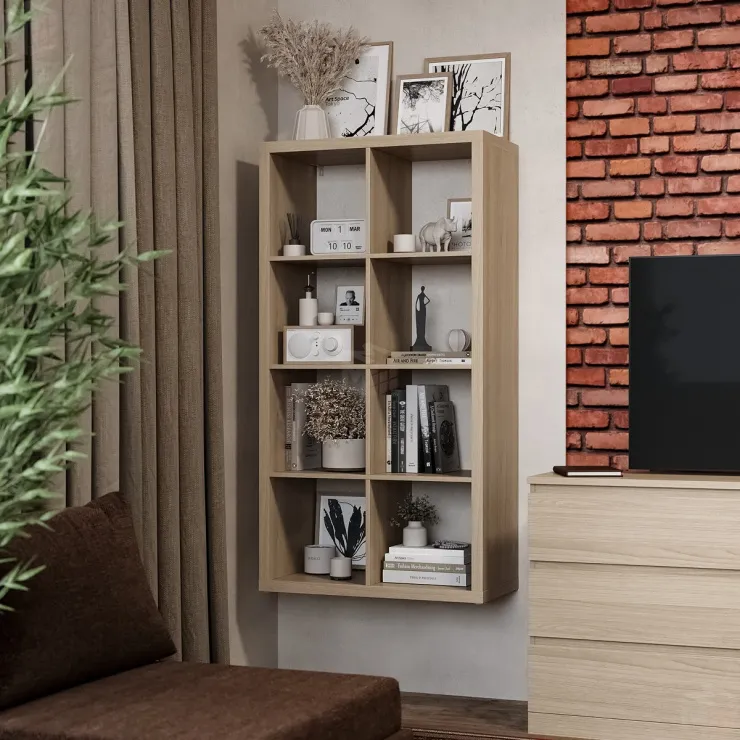 Стеллаж Фора 8 дуб беленый